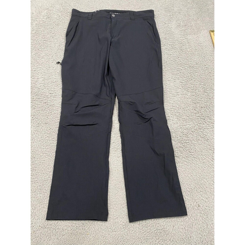 Columbia Pants Mens 36x30 Black Omni-Shield Stretch Chino Outdoor Hiking Travel
